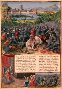 Hand To Hand Prints: Scenes from the First Crusade, 1096-1099 (c1490). Artist: Sebastian Marmoret