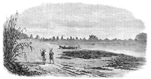 Scenes in Japan: the harbour of Osima, at the eastern entrance of the inland sea, 1864. Creator: Unknown