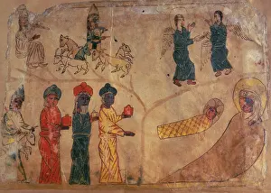 Magi Prints: Scenes from the life of Christ, 1317. Creator: Unknown