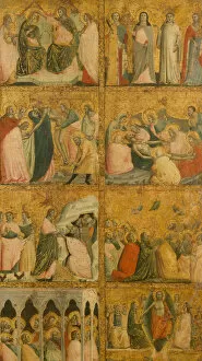 Tempera On Canvas Collection: Scenes from the Life of Christ, mid-1340s. Creator: Giovanni Baronzio