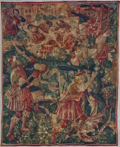 Clubbing Prints: Scenes from the life of Hercules: Tapestry Woven by Joos of Audenarde