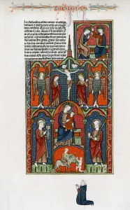George F Warner Prints: Scenes from the life of Jesus, 1260-1270