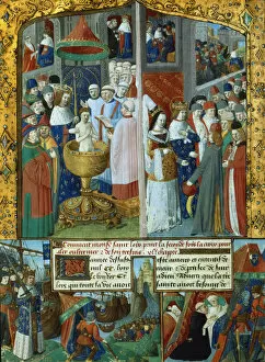 Scenes from the life of Louis IX, King of France, 13th century (15th century)