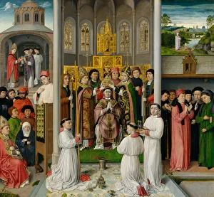 Scenes from the Life of Saint Augustine of Hippo, ca. 1490. Creator: Master of Saint Augustine