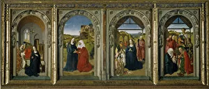 Four scenes from the life of the Virgin, ca 1442-1445. Artist: Bouts, Dirk (1410/20-1475)