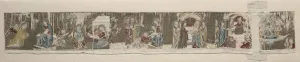 Split Prints: Scenes of the Life of the Virgin, from an Embroidered Altar Frontal, 1330s or 1340s