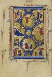 Book Of Psalms Prints: Scenes from the Lives of Isaac; Wenceslaus Psalter