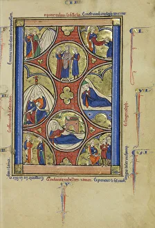 Swaddled Prints: Scenes from the Lives of Jacob and Joseph; Wenceslaus Psalter