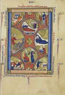 Book Of Psalms Prints: Scenes from the Lives of Noah and Abraham; Wenceslaus Psalter