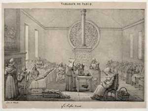 Scenes of Paris: The Foundling Hospital. Creator: Jean Henri Marlet (French, 1770-1847)