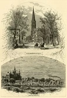 Scenes in Providence, 1872. Creator: William Hamilton Gibson