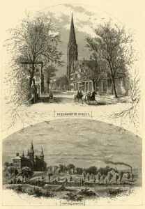 New England Prints: Scenes in Providence, 1872. Creator: William Hamilton Gibson