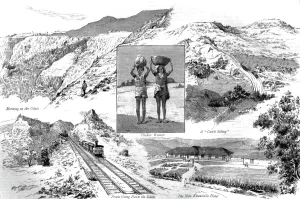British Rule Prints: Scenes on the Railway from Bombay to Khandalla, Bhor Ghats, India, 1890. Creator: Unknown