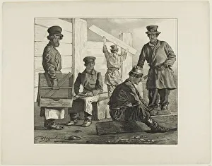 Shoeshiner Prints: Scenes from Russian Folk Life, n.d. Creator: Ignatii Stepanovich Shchedrovski