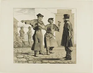 Messing About Prints: Scenes from Russian Folk Life, n.d. Creator: Ignatii Stepanovich Shchedrovski