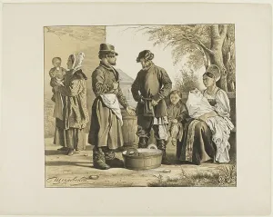 Scenes from Russian Folk Life, n.d. Creator: Ignatii Stepanovich Shchedrovski