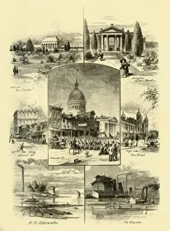 Lift Gallery: Scenes in St. Louis, 1874. Creator: Alfred Waud