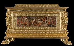 Boxes Prints: Scenes from the Story of Roman Lucretia-Front Panel of Cassone