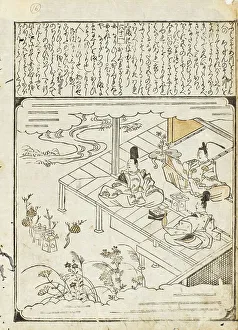 Narihira Prints: Scenes from the Tales of Ise (Narihira), 1670s-1680s. Creator: Unknown