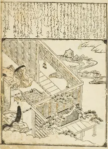 Scenes from the Tales of Ise (Weeping Women), 1670s-1680s. Creator: Unknown
