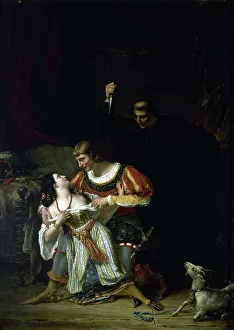 Scènes tirées de Notre-Dame de Paris, 1833. Creator: Auguste Couder