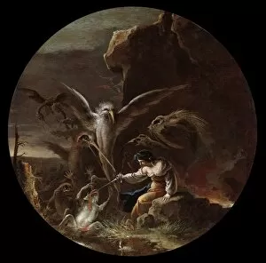 Discovery of Witches Gallery: Scenes of Witchcraft, c. 1645-1649. Creator: Salvator Rosa (Italian, 1615-1673)