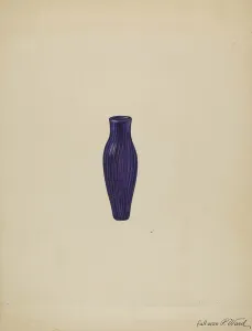 Perfume Bottle Prints: Scent Bottle, 1935/1942. Creator: Paul Ward