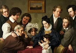 Schadow Collection: The Schadow Circle. (The Bendemann Family and their Friends). Artist: Bendemann, Eduard (1811-1889)