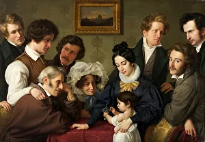 Schadow Collection: The Schadow Circle. (The Bendemann Family and their Friends). Artist: Bendemann, Eduard (1811-1889)