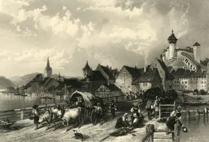 Birket Foster Gallery: Schaffhausen, c1872. Creator: E I Roberts