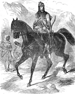 Caucasus Asia Prints: Schamyl, the Circassian Chief, 1854. Creator: Unknown