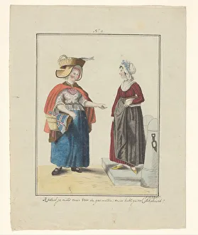Scheveningen fish-selller, 1803-c.1899. Creator: J. Enklaar