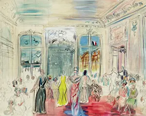 Schiaparelli Presentation, c1935. Creator: Dufy, Raoul (1877-1953)