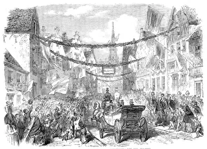 Welcoming Party Prints: The Schleswig-Holstein Difficulty: triumphal entry of Prince Frederick