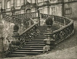 Franconia Prints: Schloss Banz - Stairway, 1931. Artist: Kurt Hielscher
