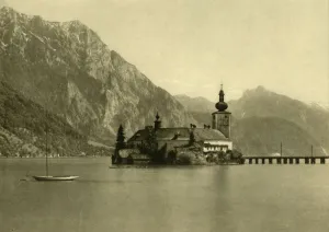 Oberosterreich Prints: Schloss Ort, Traunsee, Upper Austria, c1935. Creator: Unknown