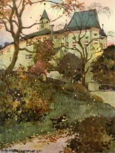 Universitats Gallery: Schloss Weyherburg, c1929. Creator: Unknown