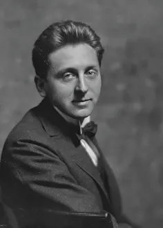 Schnabel, Mr. portrait photograph, 1916 Mar. 28. Creator: Arnold Genthe