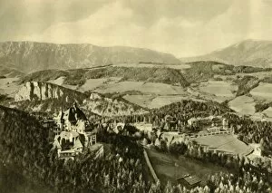 Northern Limestone Alps Gallery: The Schneeberg and the Rax mountain range, Semmering, Lower Austria, c1935. Creator: Unknown