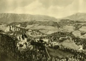 Northern Limestone Alps Gallery: The Schneeberg and the Rax mountain range, Semmering, Lower Austria, c1935. Creator: Unknown