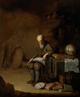 Sage Prints: A Scholar in His Study, 2nd quarter of 17th century. Creator: Jacob van Spreeuwen