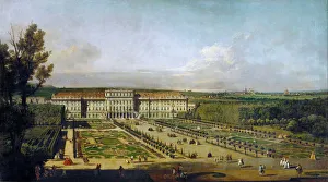 Bellotto Prints: Schonbrunn Palace viewed from the gardens