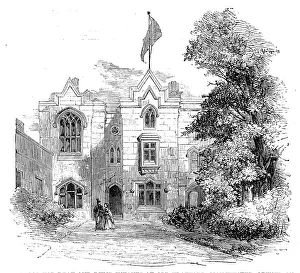 School for deaf and dumb infants at Old Trafford, Manchester [opened recently], 1860. Creator: Unknown