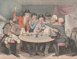 Dice Prints: School for Modern Greeks, May 10, 1802. May 10, 1802. Creator: Thomas Rowlandson