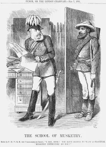 1880 1881 Prints: The School of Musketry, 1881. Artist: Joseph Swain