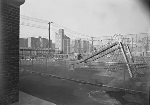 Recreation Prints: School playground (PS 122), Kingsbridge Rd