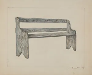 Johnston Annie B Prints: School Seat, c. 1938. Creator: Annie B Johnston