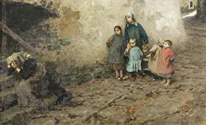 Transience Prints: The School of Sorrow, 1895. Creator: Rossi, Luigi (1853-1923)