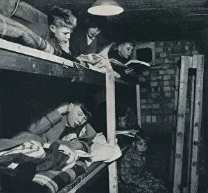 Hm Stationery Office Gallery: Schoolboys dormitory, 1941. Artist: Cecil Beaton