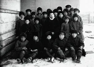 Schoolchildren, 1890. Creator: Unknown